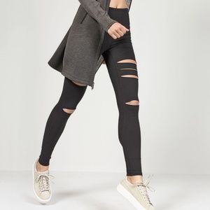 Zella leggings open knee S